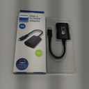 Philips USB C to HDMI Adapter, 4k 60 Hz USB Type C to HDMI Adapter for Monitor, MacBook Pro, MacBook Air, iPhone 16 Series, 15 Series, iPad Pro, Multiple Monitors Connector Cable, Black, SWU7114A/27