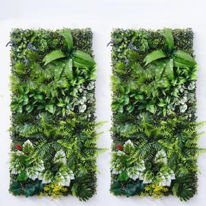 ATFLIS 2PCS Artificial Plant Wall Panels: 20"x40" UV-Anti Faux Grass Wall Backdrop Boxwood Ivy Fence Privacy Screen Fake Greenery Leaf Hedge for Outdoor, Indoor, Garden, Backyard and Home Decor (P3)