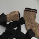 INDEEMAX Ankle Brace for Women & Men, Ankle Compression Sleeve Support Copper Infused Ankle Brace for Sprained Ankle, Plantar Fasciitis Sports, Achilles Tendonitis Pain Relief, Copper Black, M