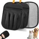 Pet Hair Remover Glove, Pet Hair Remover for Laundry, ReusableElectrostatic Dog Cat Hair Removal Gloves for Furniture (2pcs)