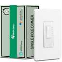 Smart Dimmer Switch by Martin Jerry | White, Supports LED, 2.4G WiFi, Voice Control via Echo & Google Home, a Neutral Wire is Necessary for Installation