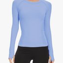 MathCat Workout Shirts for Women Long Sleeve, Workout Tops for Women, Quick Dry Gym Athletic Tops，Seamless Yoga Shirts (Size S)
