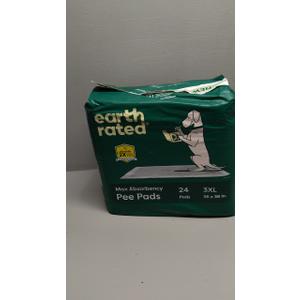 Earth Rated Max Absorbency Puppy Pee Pads for Dogs Absorbs 2X Faster & 2X More, LeakProof, Odor Control Potty Training, Unscented, 3XL, 36” x 36”, 24 Count