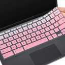 CaseBuy Keyboard Cover for HP Chromebook 11A G8 / G8 EE / 11MK G9 / 11MK G9 EE, HP 11.6 Chromebook 11a-na0010nr/na0021nr/na0030nr/na0040nr/na0050nr/na0060nr & HP Chromebook x360 11 G3 EE, Ombre Pink