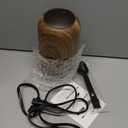 COOL KNIGHT Electric Herb Grinder [Large Capacity/High Rotating Speed]-Electric Grinder for Spices and Herbs (Wood grain 2)