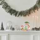 Christmas Decorations Indoor Cute Christmas Decor Gifts Table Sign for Mantle,Office Desk, Shelf - Heart Shaped Gifts Holiday Indoor Home Decor