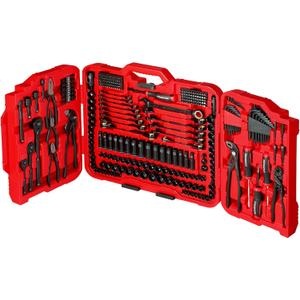 STARWORK TRUE MECHANIC 312-Piece Mechanics Tool Set and Socket Set, Professional Pliers Wrench SAE/Metric