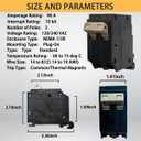 40 Amp 2-Pole Circuit Breaker, 3/4-Inch Plug-in Type Molded Case Circuit Breaker, Compatible with OEM Load Centers, 10KA 120/240V, Thermal Magnetic Protection, Genuine OEM