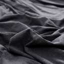 PURE ERA Jersey Knit Pillowcases 100% T-Shirt Cotton Super Soft Comfy Breathable, Set of 2, Standard 20" x 26", Heathered Charcoal Grey