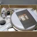 52in Ceiling Fan with Light,Modern Ceiling Fan with Light and Remote for Bedroom, Flush Mount, DC Reversible Motor, Brushed nickel lampshade with Super Bright LED Ceiling light source,3CCT, Indoor