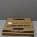 49-Piece Black Silverware Set with Organizer, Heavy Duty Stainless Steel Flatware for 8, Cutlery Utensil Sets with Steak Knives, Rust-proof, Mirror Polished, Dishwasher Safe, Black Heavy Duty