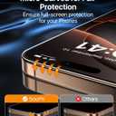 3 x SOOPII Tempered Glass Screen Protector for iPhone 16 Pro, [Fast and Easy Installation],[Military Grade Protection] Full Coverage Fit Bubble Free Protection for Apple 16 Pro 6.3inch (2-Pack)