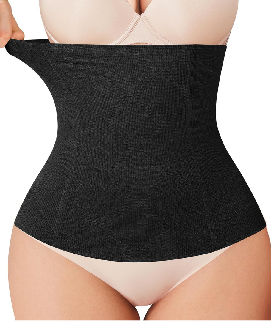 Nebility Womens' Waist Trainer Tummy Control Waist Cincher Slim Body Shaper M