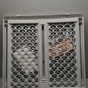 MYPET Universal Pet Gate: 26 - 42 Wide Dog Gate for Doorways with Pressure Fit or Swinging Door Hardware Mounting Types Included: 26" Tall; Gray