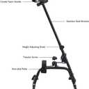 Pedal Exerciser Bike Hand Arm Leg and Knee Peddler Adjustable Fitness Equipment for Seniors, Elderly Home Pedal Exercise Bike for Total Body, with Gift Box