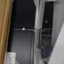 ChooChoo Bathroom Wall Cabinet with Towels Bar, 23.6" L x 8.8" W x 29.5" H MDF Material Medicine Cabinet, 2 Doors Over The Toilet Space Saver Storage Cabinet with Large Space, Black