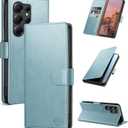 Wallet Case for Samsung Galaxy S25 Ultra, Sky Blue