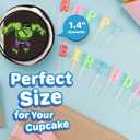 30 x Edible Cupcake Toppers – Heroic Super Squad Inspired Collection of Edible Cake Decorations