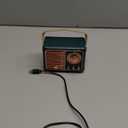 Retro Bluetooth Speaker, Portable Wireless Speaker with Crystal Clear Stereo Sound, Retro Decor for Bedroom Office Kitchen, Birthday Gifts Ideas for Women Men Teens (Green)