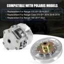 Primary & Secondary Clutches & Drive Belt Compatible with Polaris Ranger 570 EFI 2014-2017, Ranger Crew 570 EFI 2014 2018-2019, Ranger 500 2017-2021# 1323255, 1323013, 1323119, 1323432