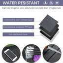 Elsetyler Custom Fit for Cargo Liner 2022-2026 Audi A3 Sedan - Black TPE All Weather Heavy Duty Waterproof Rear Cargo Tray Trunk Floor Mat Protector