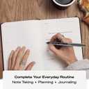 uni-ball Vision Stick Roller Ball Pens, Fine Point, Black Ink, Pack of 4