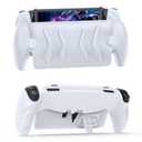 Full Protective Case Compatible with PlayStation Portal,PS5 Portal TPU Back Case with Adjustable Kickstand and Detachable Front Cover(White)
