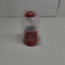 Vintage Gumball Machine - 11-Inch Retro-Style, Coin-Operated Cast Metal Vending Machine with Glass Globe and Free Spin by Great Northern Popcorn (Red)