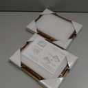 upsimples 5x7 Picture Frame with Real Glass, Ornate Vintage 5 x 7 Photo Frames for Wall Decor or Tabletop Display, Bronze and Black, 2 Pack