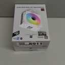 Thermalright Assassin Spirit 120 Vision ARGB White,with White Top Cover,CPU Air Cooler, PC Cooling, 240 * 240 Resolving Power IPS LCD Screen,Editable,with 1.54in for Intel lga1851/1700/115X,AM4/AM5