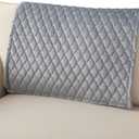 Eismodra Couch Cover,Sectional Couch Covers,Sofa Covers for 3 Cushion Couch,Anti-Slip Sofa Slipcovers for Dogs Cats Kids Loveseat Recliner L Shaped Armrest Backrest,Light Gray 36''x36''(Only 1 Piece)