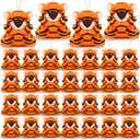 Shappy 12 Pcs Mini Animal Plush Toys Small Stuffed Animals Bulk Cute Tiny Plushies Keychains for Gift Carnival Party Prize (Tiger)