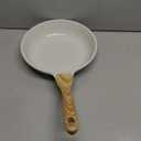 SENSARTE Nonstick Ceramic Frying Pan Skillet, 9.5 Inch Omelet Pan, Healthy Non Toxic Chef Pan, Induction Compatible Egg Pan with Heat Resistant Handle, PFAS-Free (White)