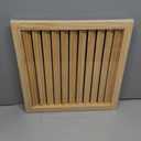 18" x 18" Wood Gable Vent with Metal Screen Heavy-Duty Mesh, Paintable Finish, Perfect for Attics & Outdoor Sheds, Vent Opening: 16" x 16"