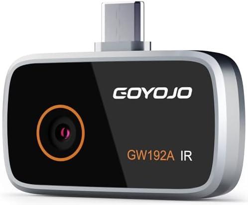 GOYOJO 192x192 IR Resolution Thermal Imaging Camera for Android – Water Leak Detection, HVAC, Electrical, Plumbing, Automotive Repair, Home Inspection, DIY – USB-C Infrared Imager, -4°F to 752°F