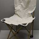 Folding Camping Chair for Small man, Portable Outdoor Backpacking Chair for Hiking, Picnic, Camping, Beach, Ultralight Compact Camping Chair with Carry Bag, 23"D x 14.2"W x 14.2"H (Beige)