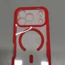 Diaclara Magnetic Designed for iPhone 17 Pro Case 6.3'' Full Body Bumper,[Compatible with MagSafe] Military Drop Proof Phone Case with Built-in Screen Protector,Easy Install,No Gap,Red