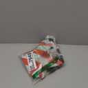 orange striped duffel bag