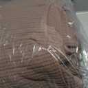 EVERGRACEHOME Cotton Coverlet Set King Size 3 Pieces, Lightweight Soft Ribbed Matelass Bedspread Quilt Set, Cozy Oversized Quilted Bedding Set with 2 Pillow Shams for All Seasons, Mocha Brown (King (108" x 98"))