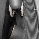 Ergonomic Drafting Chair, Tall Office Chair with Flip-up Armrests, Breathable Mesh High Desk Chair with Lumbar Support Adjustable Footrest Ring for Standing Desk Black