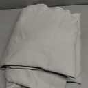 H.VERSAILTEX Linen Blackout Curtains Durable Thick Textured Linen Look 100% Blackout Patio Door Curtain Anti Rust Grommet Extra Wide Sliding Door Curtain Panel, Cobblestone, W100 x L96 inch