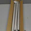 Brushed Nickel Shower Curtain Rod 31-79 Inches Non-Slip Shower Rod Tension Mounted No Drill Tension Shower Curtain Rods Spring Tension Rod for Windows Bathroom