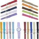 Women's Heart Shaped Multi-Color Faux Leather Watch