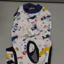 Kuoser Recovery Suit for Dogs Cats After Surgery, Professional Pet Recovery Shirt Dog Abdominal Wounds Bandages, Substitute E-Collar & Cone,Prevent Licking Dog Onesies Pet Surgery Recovery Suit (S (Back:11.4-13.4'', Weight:7-15 LB))