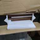 Ieejdn 71" Tall Arched Kitchen Pantry,Modern Fluted Wood Storage Cabinet with Doors,Adjustable Shelves,Organizer, Versatile Cupboard for Kitchen,Living Room,Dining Room,Bathroom,Walnut (Brown)