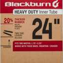Blackburn 20" x 1.75-2.25" Schrader Heavy Duty Bicycle Inner Tube with tire levers