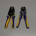 haisstronica Wire Stripper and Crimping Tool,AWG 24-10 Automatic Stripper Tool with AWG 22-10 Ratchet Wire Crimper For Heat Shrink Connectors