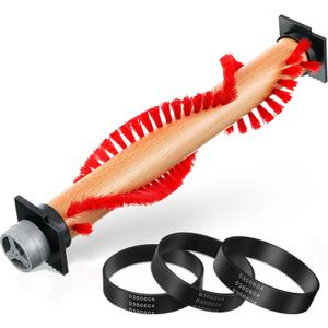 Landhoow Vacuum Brush Roller Replacement Parts with 3 Pcs Vacuum Belt Compatible with Oreck Xl, Cleaner Belt Compatible with 0300604, Upright Replacement Parts for House and Office Clean