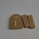 Wedding Table Numbers 1-20, Wood Table Numbers For Wedding Reception 1-20, Restaurant Tables Number Signs With Stands,