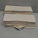 DIMJ Drawer Organizer Clothes Storage - 18 Pack Baby Dresser Organizer for Nursery, Foldable Closet Drawer Organizer Bins for Bedroom Organization, Fabric Storage Dividers for Socks, Underwears, Bras (Beige)